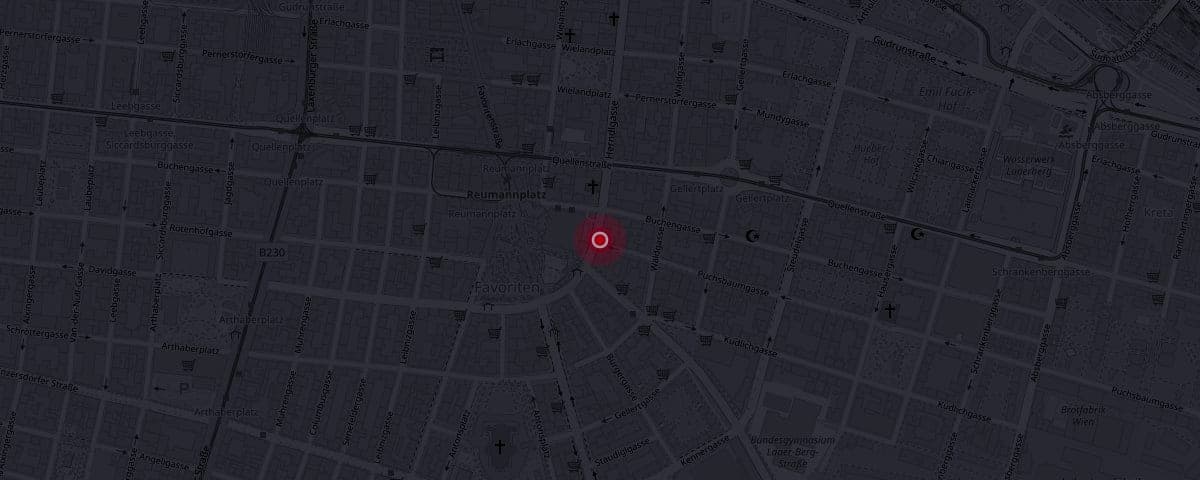 Karte: Sportplatz des FavAC, Kennergasse 3, 1100 Wien
